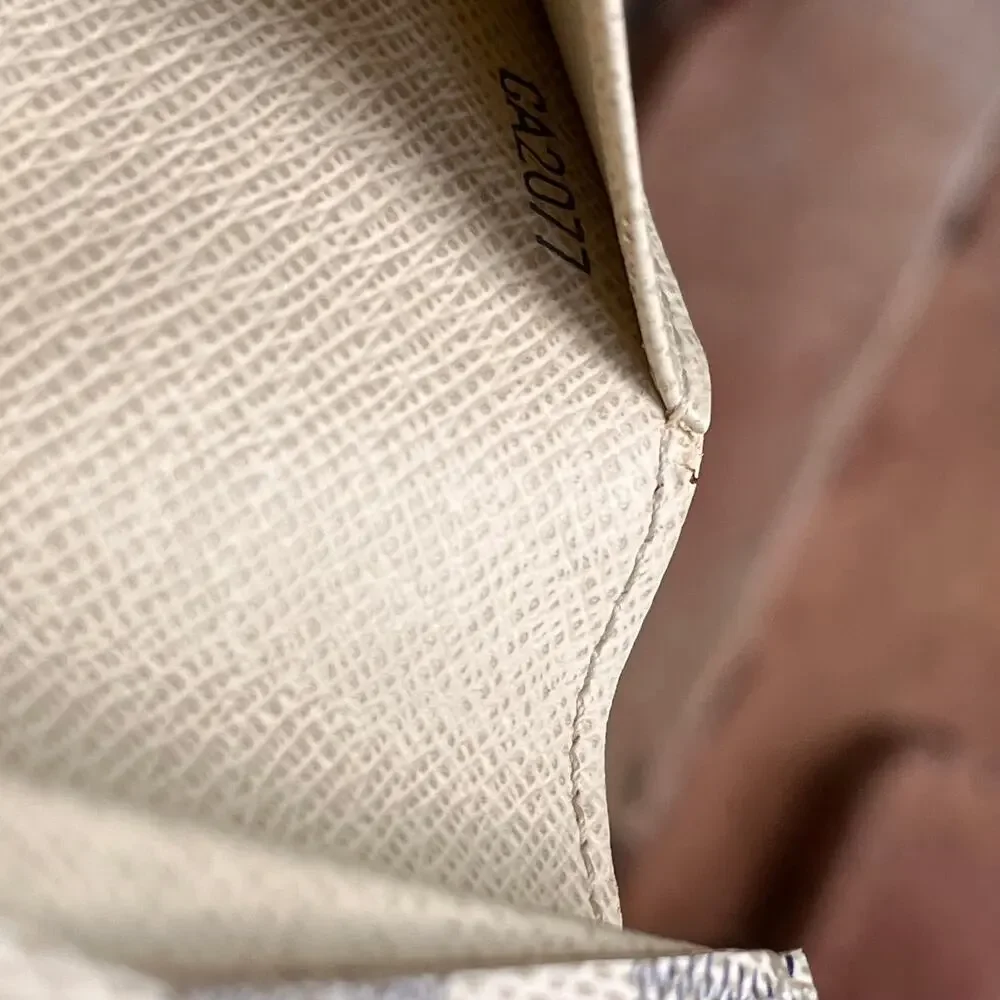 LOUIS VUITTON Damier Azur Canvas Card Holder Wallet DIA304 - Picture 6 of 9